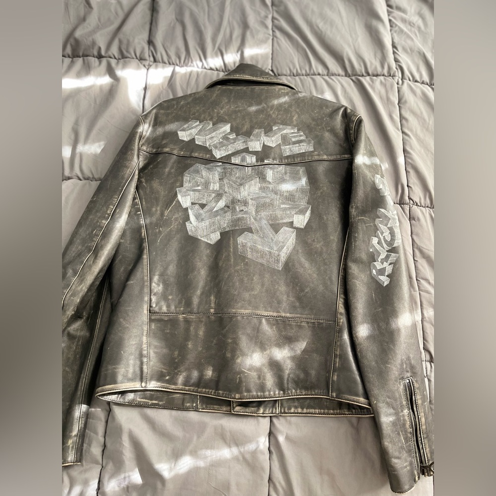 Off-White Leather Jacket